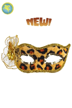 MASCHERA LEOPARDATA LUSSO 